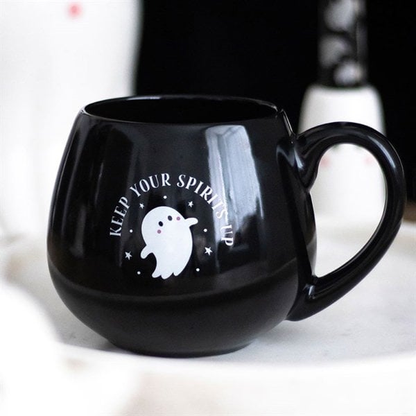 Serano Keep Your Spirits Up Rounded Ghost Mug