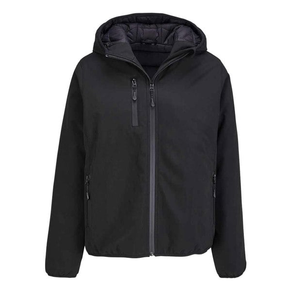 SOLS Womens Falcon Padded Soft Shell Jacket - Black