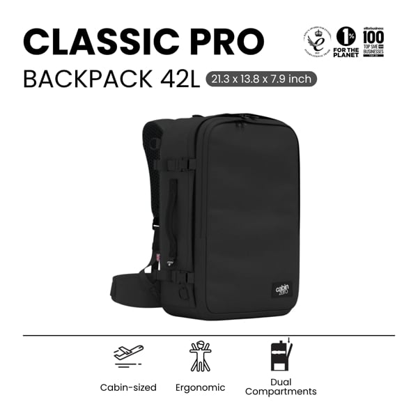 CabinZero Classic Pro Backpack 42L