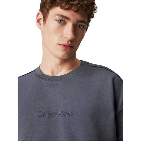 Calvin Klein Mens Cotton Sweatshirt - Ink - 