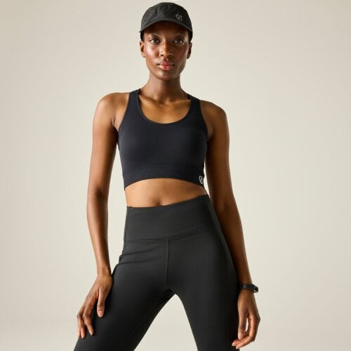 Dare 2B Womens/Ladies Dont Sweat It II Sports Bra - Black