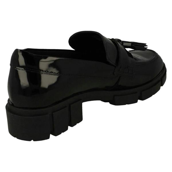 Clarks Ladies Clarks Loafer Style Flat Slip On Shoe Teala Loafer