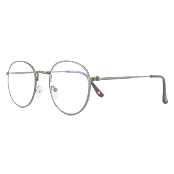Montana Reading Glasses HBLF54 Gunmetal Grey Blue Light Block +1.00