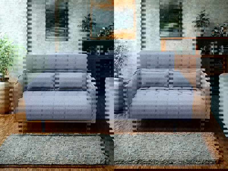 DS Living Bello 2 Seater Sofa Bed in Grey or Silver