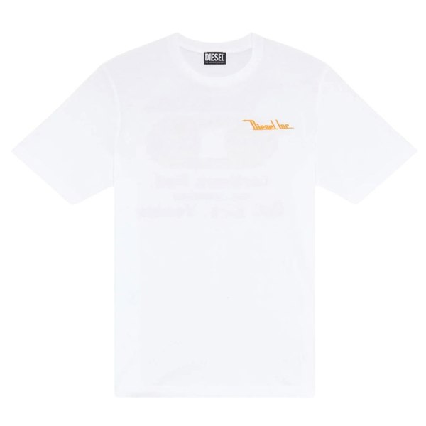 Diesel Northen Fed Logo White T-Shirt S