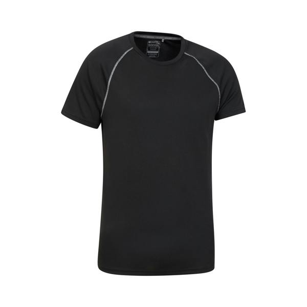 Mountain Warehouse Mens Endurance IsoCool T-Shirt - Black - 