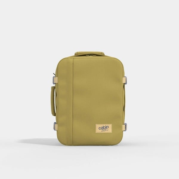 CabinZero Classic Cabin Backpack 28L, Underseat-Approved Carry On, Lightweight Travel Bag for Flights - Sand Storm