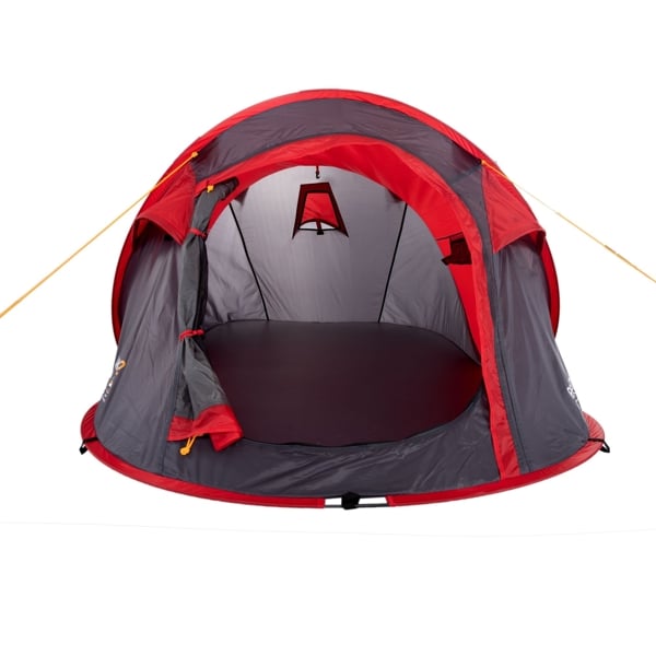 Regatta Great Outdoors Malawi 2 Man Pop Up Festival Tent - Pepper Red / Seal Grey