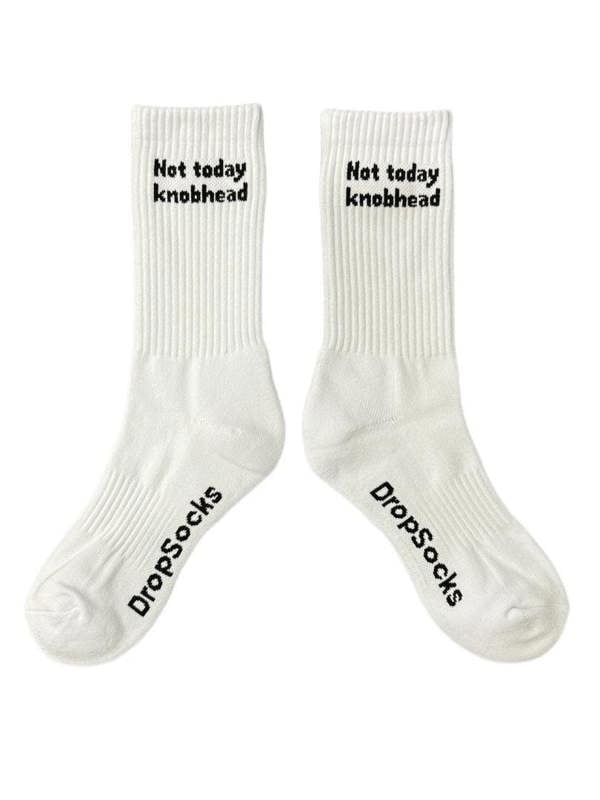 Not Today Knobhead Statement Socks