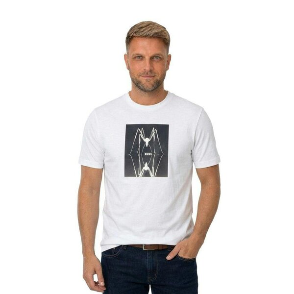 BOSS Te Creature Graphic T-Shirt White