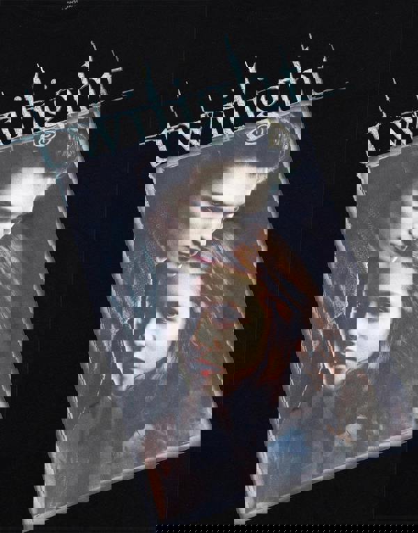 Twilight Womens Black Logo Short Sleeve Long Leg Pyjama Set