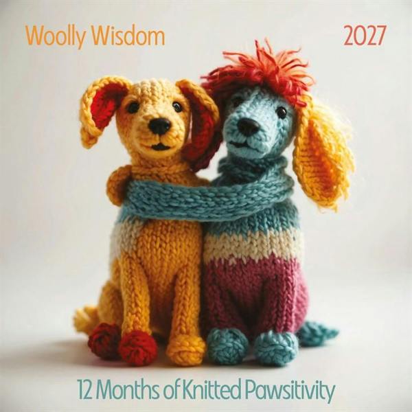 Brilliantly Brave, Woolly Wisdom Calendar 2027, Wall Calendars, Month To View, Humour, Gift