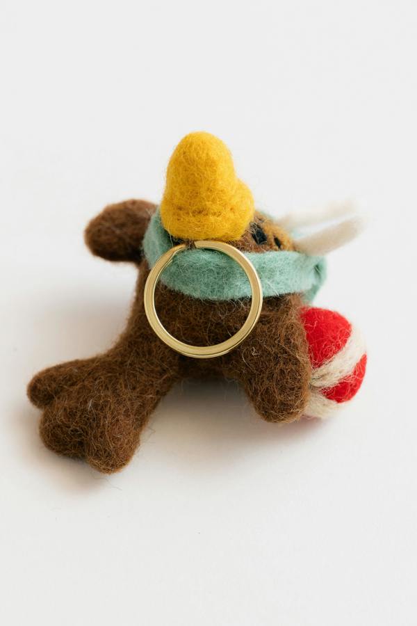 Lily & Me Wallace The Walrus Felt Keyring