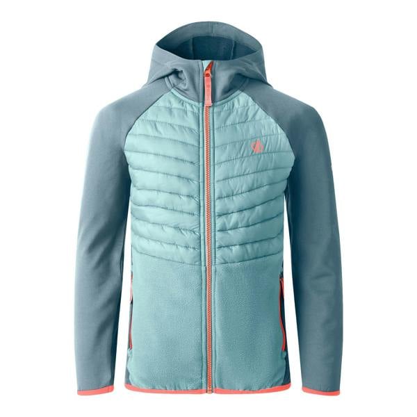 Dare 2B Childrens/Kids Switch Out Padded Jacket - Element Grey/Aquifer - 