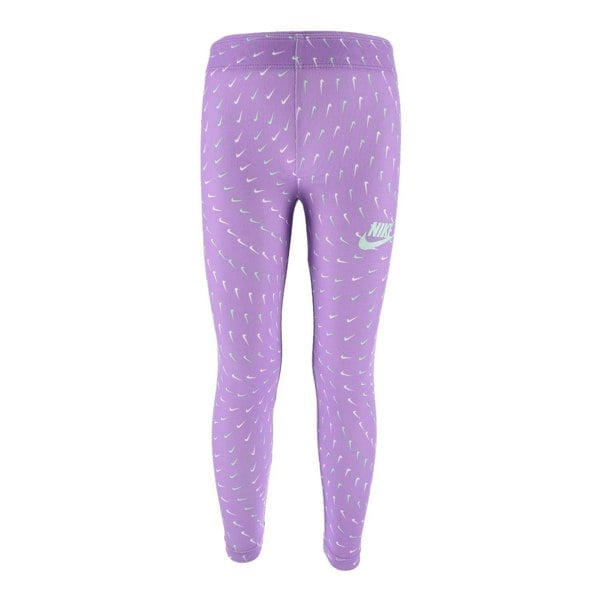 Nike Girls Essential All-Over Print Leggings - Violet