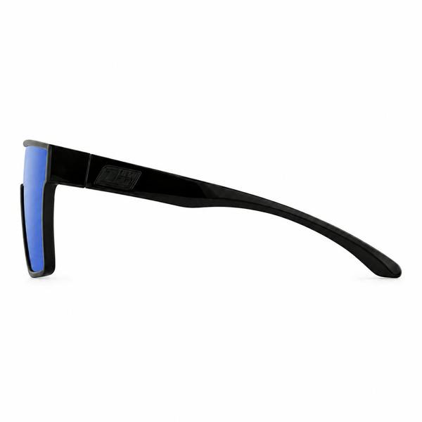 Dirty Dog WEREWOLF - Black Crystal with Blue Mirror Lens