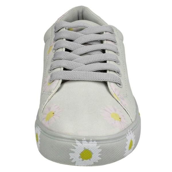 Spot On Ladies Spot On Daisy Print Pumps F80348