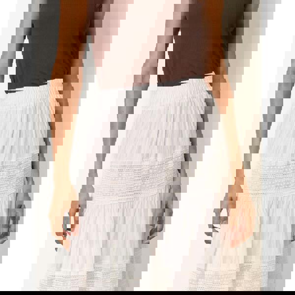 Blue Vanilla Tiered Maxi Skirt