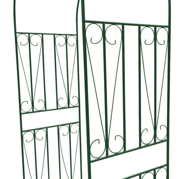 Berkfield Garden Arch Spike Design Climbing Plants Dark Green