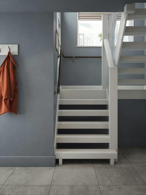 Handrails Direct Wroxall Ebony Half Turn Handrail