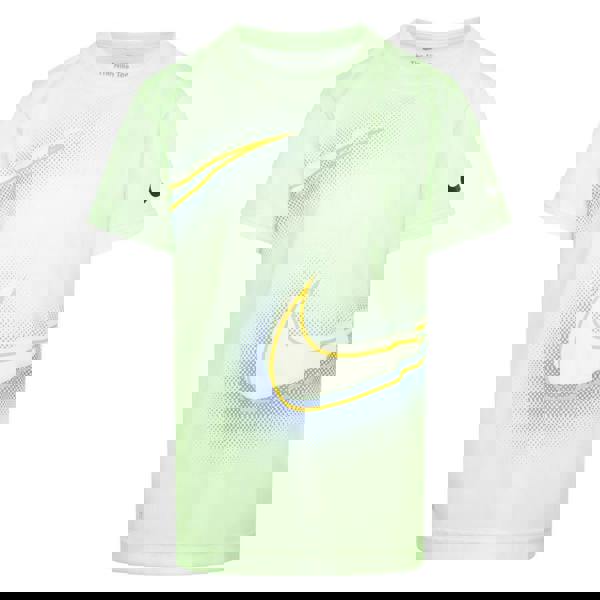 Nike Childrens/Kids Stacked Logo T-Shirt - Green