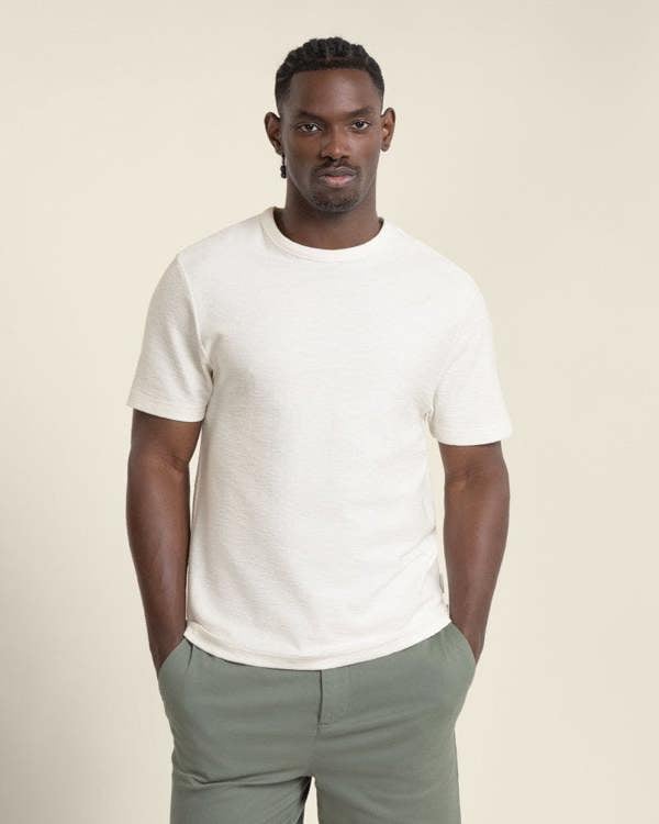 Larsson & Co Leif - Slub Textured T-Shirt