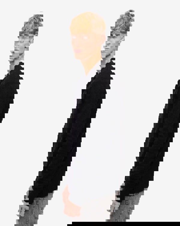 Colorful Standard Classic Merino Wool Crew Neck Jumper - Deep Black