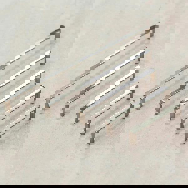 Handle & Home Brushed Nickel Square D Handles