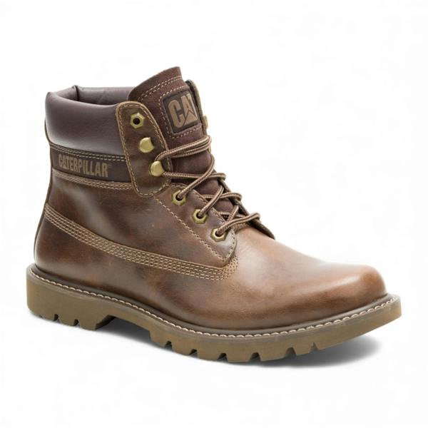 Caterpillar Colorado 2.0 - Fossil Brown Leather Hiking Ankle Boots