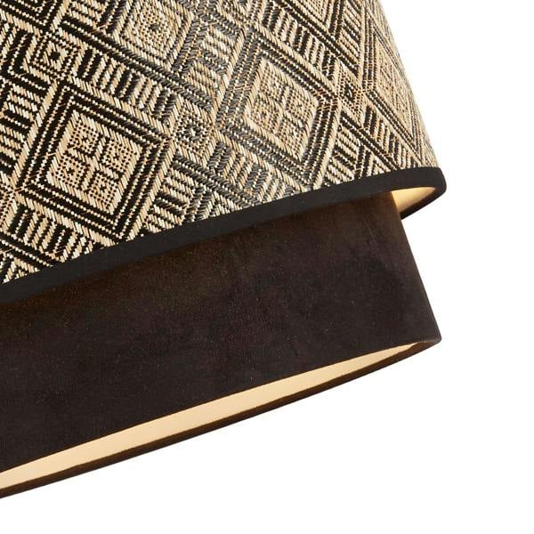 Lighting Collection TWO TIER EASY FIT SHADE