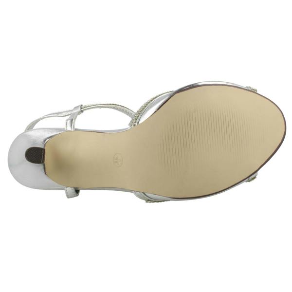 Anne Michelle Ladies Anne Michelle Diamante T-Bar Sandals
