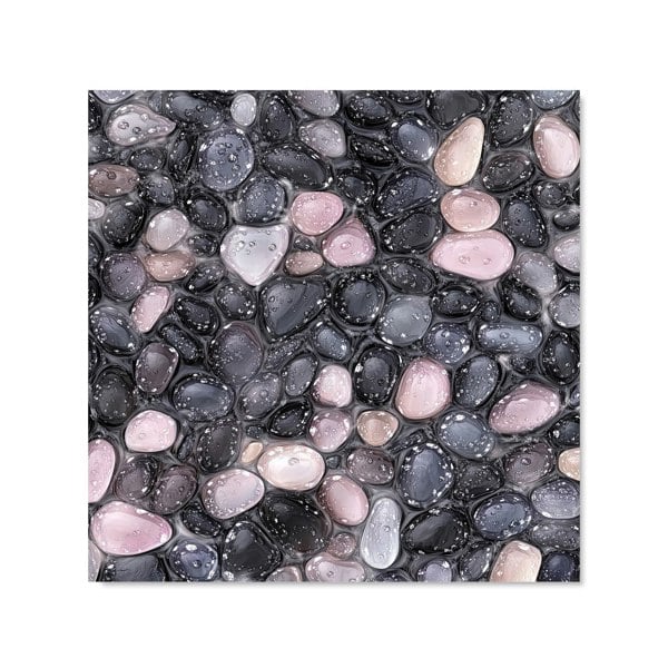 Warren Reed - Designer Glossy Pebbles in Soft Hues Kitchen Splashback