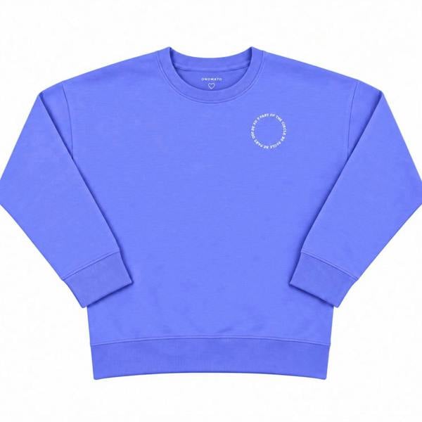 Onomato! Women's Cotton Be Part of the Circle Sweatshirt Size S Very Peri