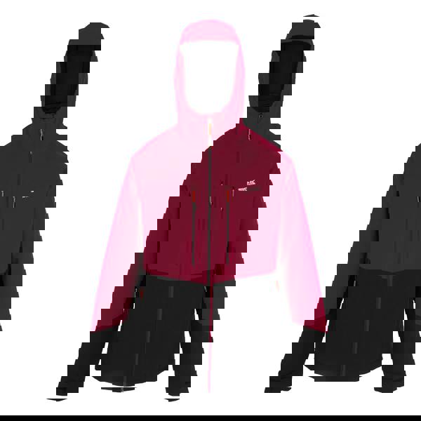 Regatta Mens Highton Stretch Padded Jacket - Dark Maroon/Black