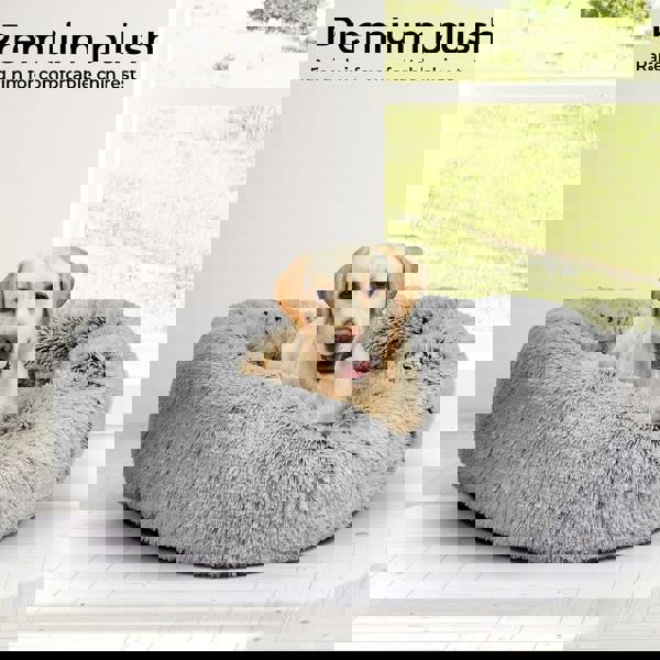 Skylos Dog Bed Cat Beds Washable Large Puppy Soft Warm Plush Calming Cushion