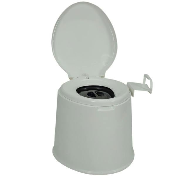 Gr8 Garden 5L Portable Camping Toilet Compact Adult Travel Seat Outdoor Festival Caravan