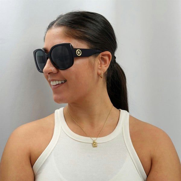Versace Sunglasses VE4387 GB1/87 Black Dark Grey