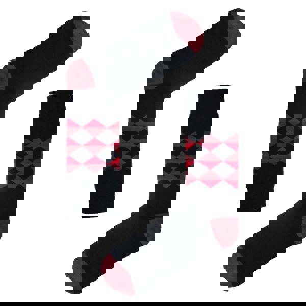 Jemsox Diamond Pattern Organic Cotton Mens Socks | Soft Comfort Top