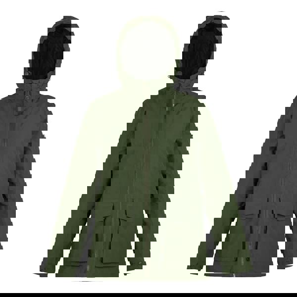 Regatta Womens/Ladies Melane Insulated Waterproof Jacket - Dark Khaki/Black - 