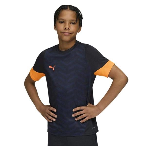 Puma Childrens/Kids IndividualCUP Jersey - Black/Blue - 