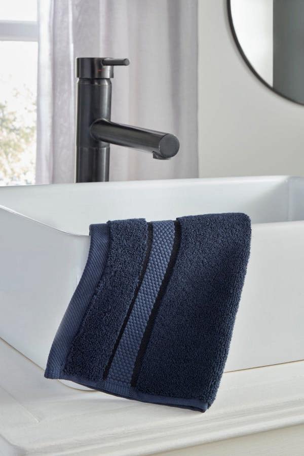Bamboo Face Cloth in Midnight - Washcloths