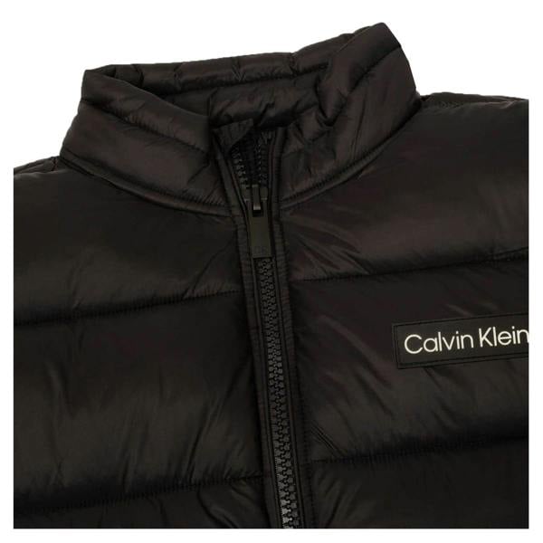 Calvin Klein Mens Regular Puffer Jacket - Black - 