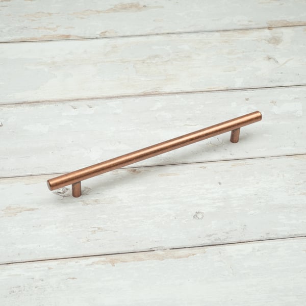 Handle & Home Antique Copper Bar Handle