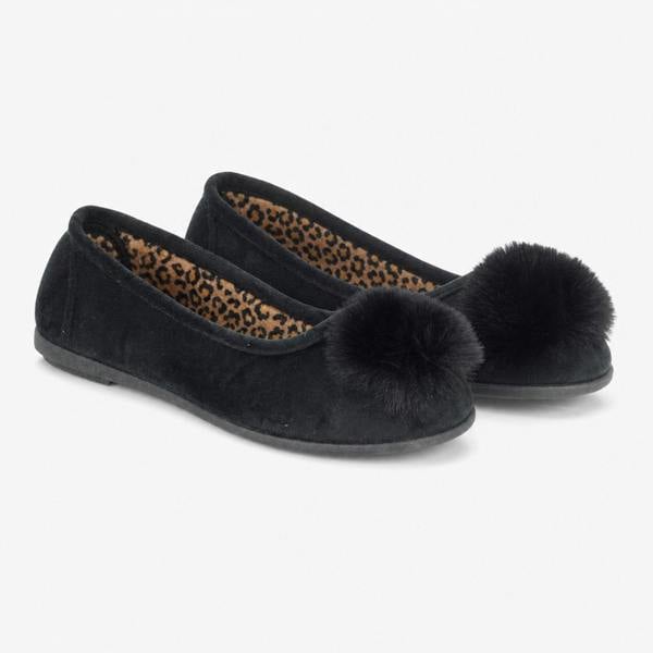 Sleepers JULIE Full Slippers Slippers   in  Black