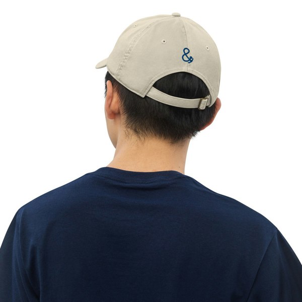 Anchor & Crew Shark Gone Swimming In The Wild Organic Cotton Embroidered Baseball Cap