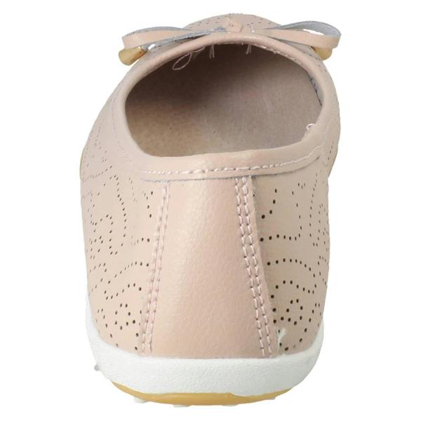 Down to Earth Ladies Down To Earth Wavey Punch Details Casual Shoes F80572