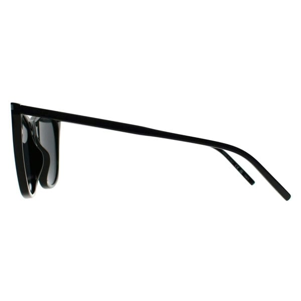 Saint Laurent Sunglasses SL 214 Kate Thin 001 Shiny Black Grey