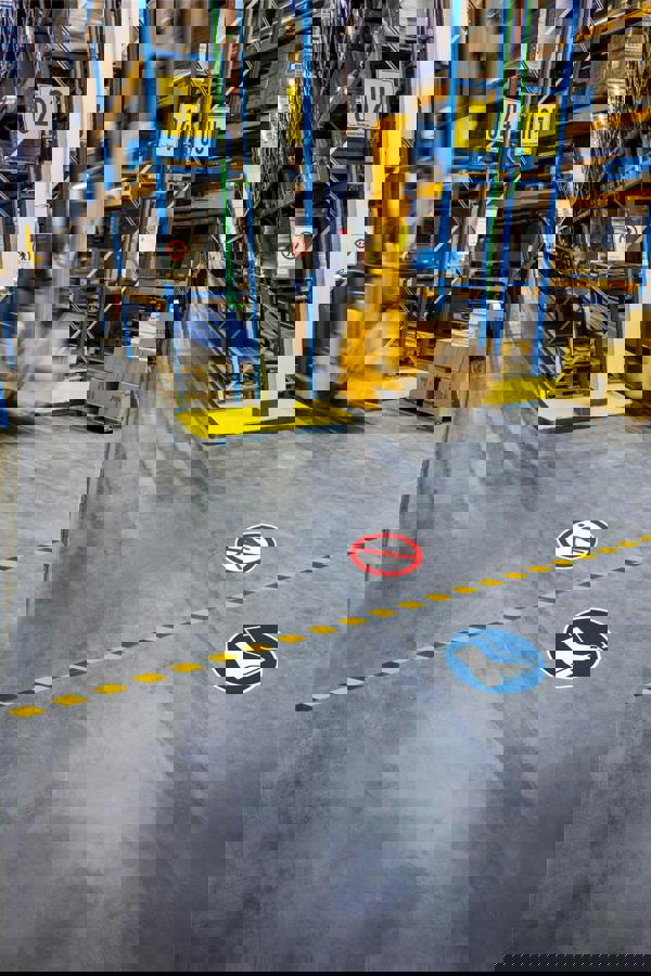 Durable DURALINE Heavy Duty Non-Slip Hazard Warning Floor Tape | 50mm x 30m