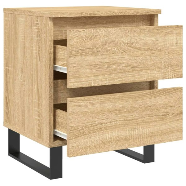 Berkfield Bedside Cabinet Sonoma Oak 40x35x50 cm Engineered Wood