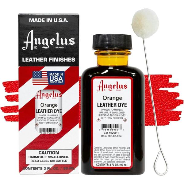 Angelus Leather Dye - Permanent Deep Penetrating Colour Change 3oz